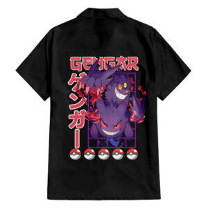 Chemise hawaïenne Ectoplasma Pokémon V2 - Maison Otaku