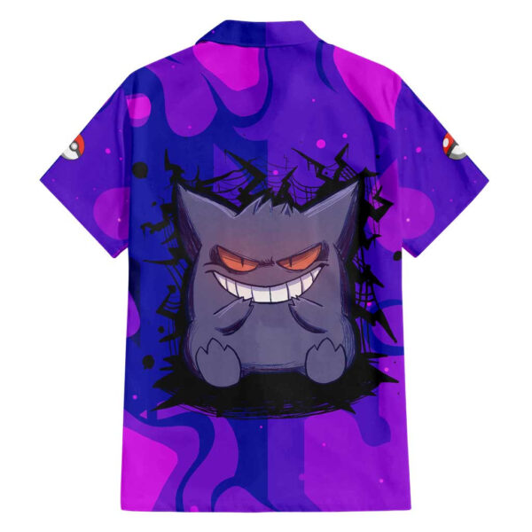 Chemise hawaïenne Ectoplasma Pokémon - Maison Otaku – Image 2