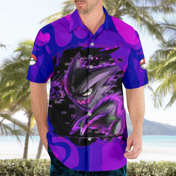 Chemise hawaïenne Ectoplasma Pokémon - Maison Otaku – Image 3