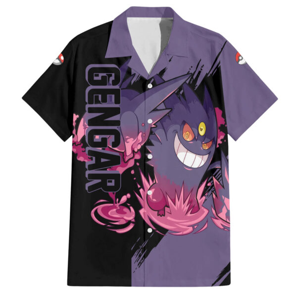 Chemise hawaïenne Ectoplasma Pokémon - Maison Otaku