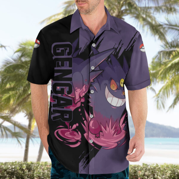 Chemise hawaïenne Ectoplasma Pokémon - Maison Otaku – Image 3