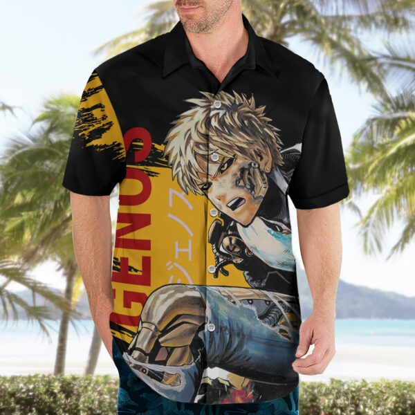 Chemise hawaïenne Genos One Punch Man - Maison Otaku – Image 3