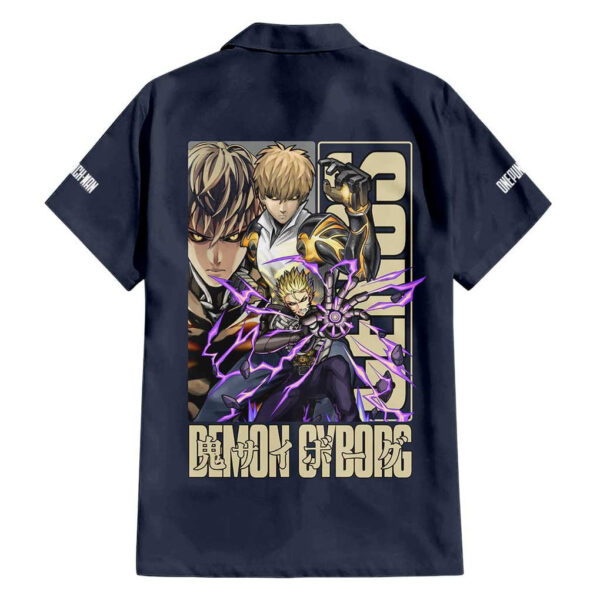 Chemise hawaïenne Genos héros S One Punch Man - Maison Otaku – Image 2