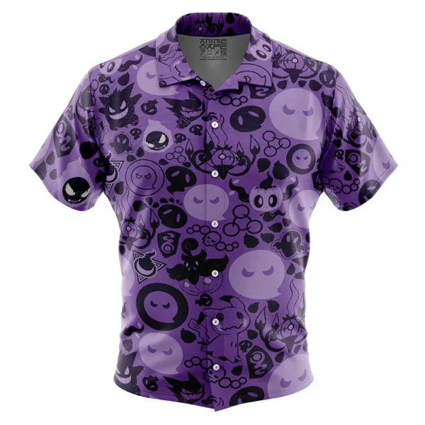 Chemise hawaïenne Pokémon Spectre - Maison Otaku