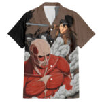 Chemise hawaïenne Titan Géant L’Attaque des Titans – Maison Otaku