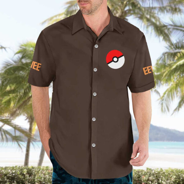 Chemise hawaïenne Évoli Gigamax Pokémon - Maison Otaku – Image 3