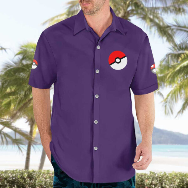 Chemise hawaïenne Ectoplasma Gigamax Pokémon - Maison Otaku – Image 3
