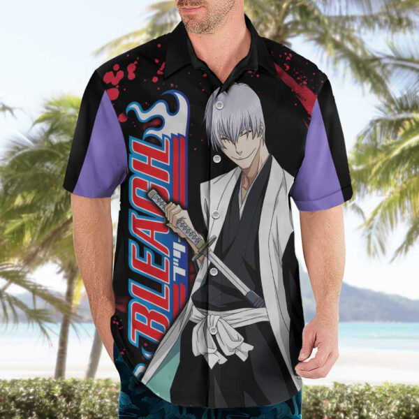 Chemise hawaïenne Gin Ichimaru Bleach - Maison Otaku – Image 3