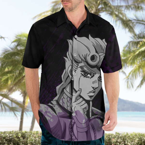 Chemise hawaïenne Giorno Giovanna JoJo’s Bizarre Adventure - Maison Otaku – Image 3