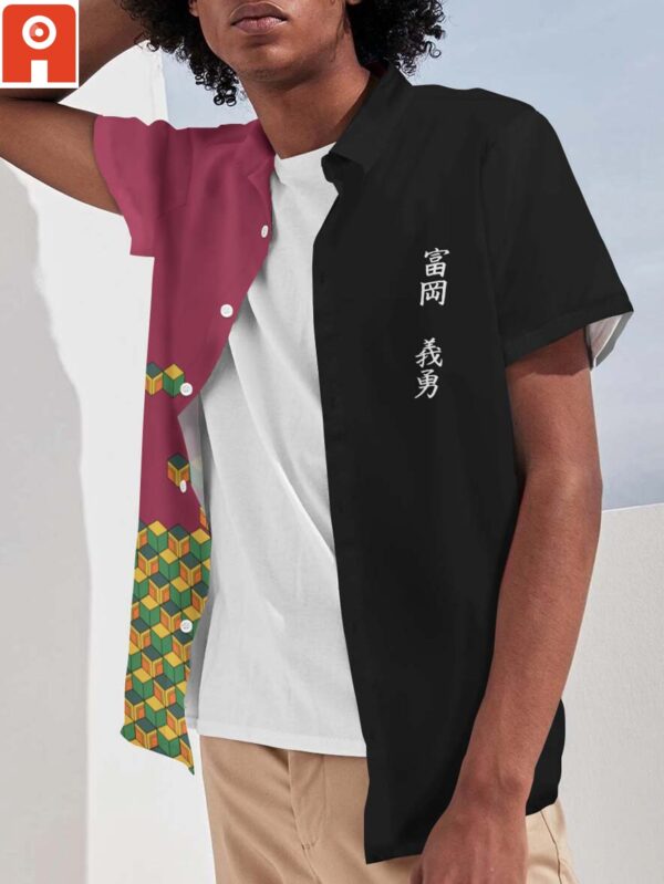 Chemise hawaïenne Giyu style mode - Maison Otaku – Image 2
