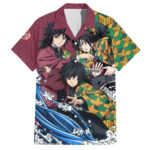 Chemise hawaïenne Giyu Demon Slayer – Maison Otaku