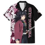 Chemise hawaïenne Giyu Tomioka Demon Slayer style manga – Maison Otaku
