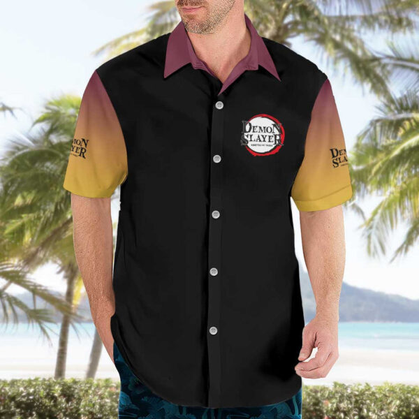 Chemise hawaïenne Giyu Tomioka Demon Slayer V2 - Maison Otaku – Image 3