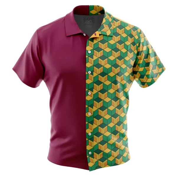 Chemise hawaïenne Giyu Tomioka Demon Slayer - Maison Otaku