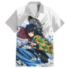 Chemise hawaïenne Giyu Tomioka Demon Slayer - Maison Otaku