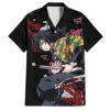 Chemise hawaïenne Giyu Tomioka Demon Slayer style japonais - Maison Otaku