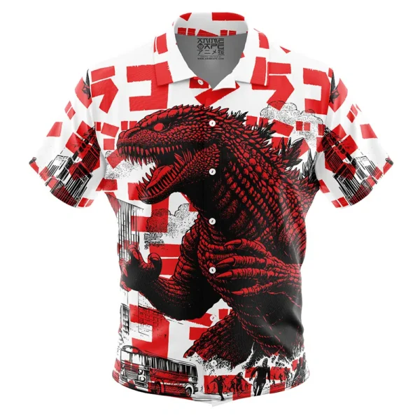Chemise hawaïenne Godzilla - Maison Otaku