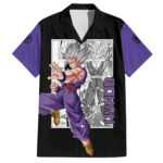 Chemise hawaïenne Gohan Beast Dragon Ball motif manga – Maison Otaku