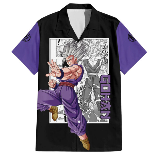 Chemise hawaïenne Gohan Beast Dragon Ball motif manga - Maison Otaku