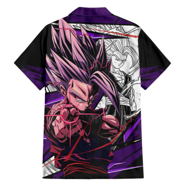 Chemise hawaïenne Gohan SSJ2 Dragon Ball motif manga - Maison Otaku – Image 2