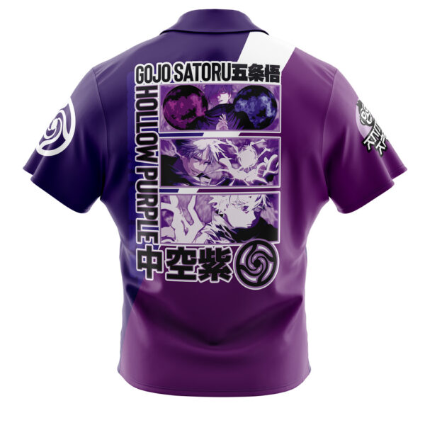 Chemise hawaïenne Gojo Satoru “Hollow Purple” Jujutsu Kaisen - Maison Otaku – Image 2
