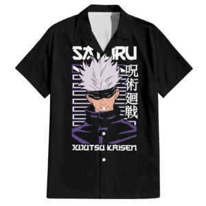 Chemise hawaïenne Gojo Satoru Jujutsu Kaisen - Maison Otaku