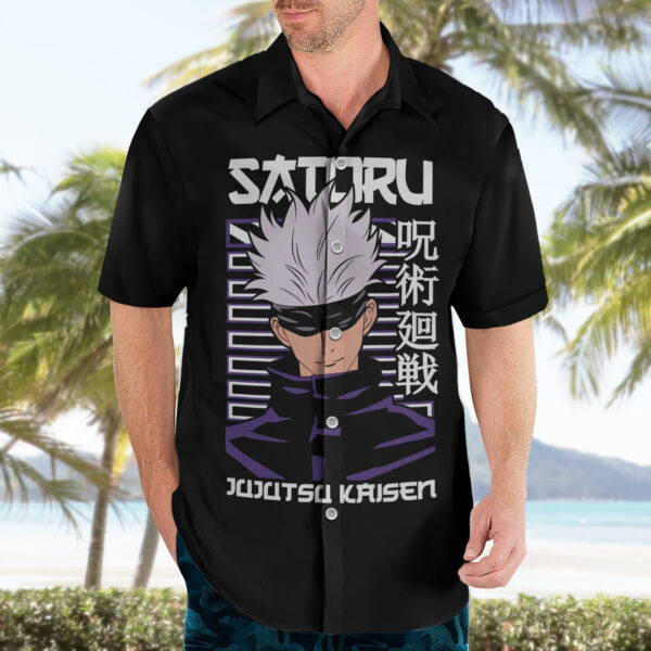 Chemise hawaïenne Gojo Satoru Jujutsu Kaisen - Maison Otaku – Image 3