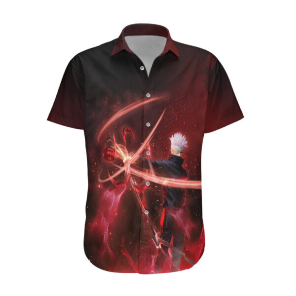 Chemise hawaïenne Gojo Satoru Jujutsu Kaisen Void Infini - Maison Otaku – Image 2