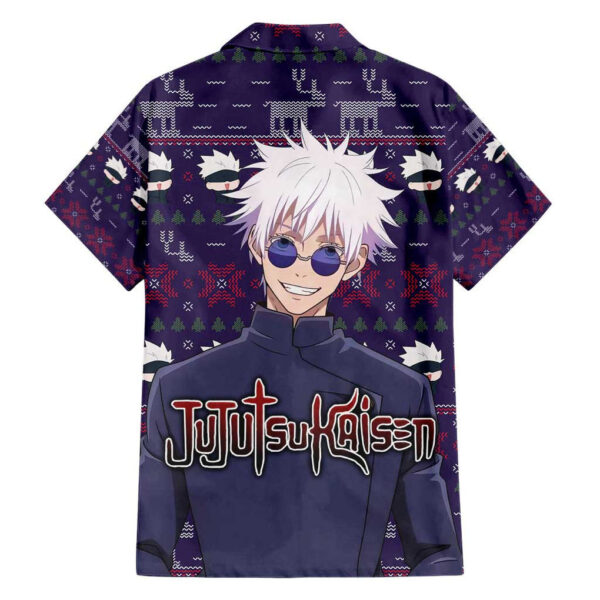 Chemise hawaïenne Gojo Satoru Jujutsu Kaisen Noël - Maison Otaku – Image 2