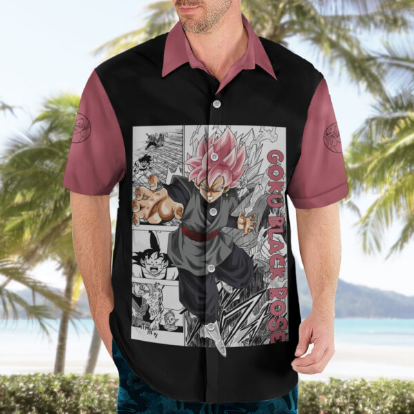 Chemise hawaïenne Goku Black Rose Dragon Ball - Maison Otaku – Image 3