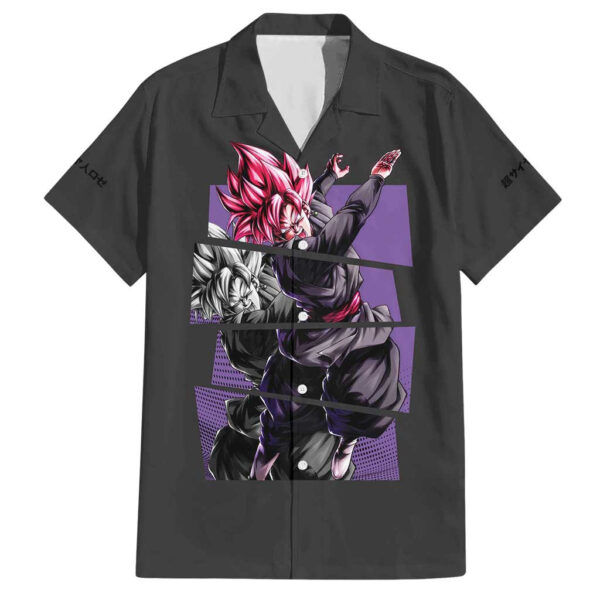Chemise hawaïenne Goku Black Rose Dragon Ball - Maison Otaku