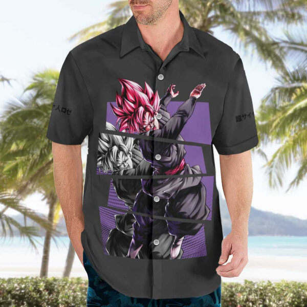 Chemise hawaïenne Goku Black Rose Dragon Ball - Maison Otaku – Image 3