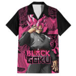 Chemise hawaïenne Goku Black Rose Dragon Ball motif manga – Maison Otaku