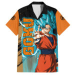 Chemise hawaïenne Goku Blue Dragon Ball – Maison Otaku