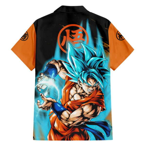 Chemise hawaïenne Goku Blue Dragon Ball - Maison Otaku – Image 2