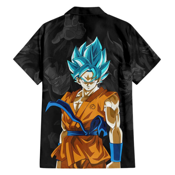 Chemise hawaïenne Goku Blue Dragon Ball - Maison Otaku – Image 2