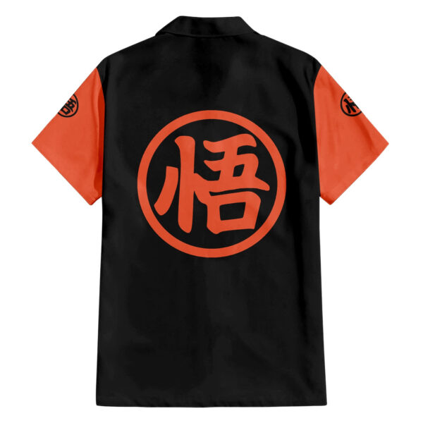 Chemise hawaïenne Goku Blue Dragon Ball motif manga - Maison Otaku – Image 2