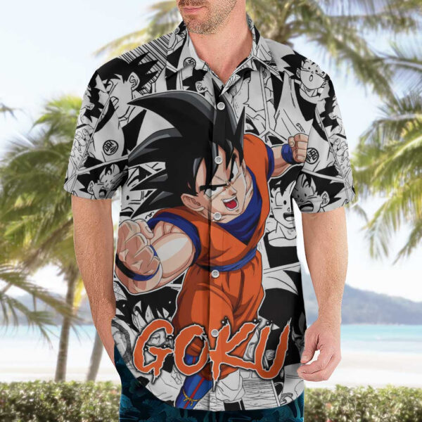 Chemise hawaïenne Goku Dragon Ball - Maison Otaku – Image 3