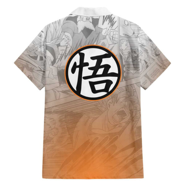 Chemise hawaïenne Goku Dragon Ball Manga - Maison Otaku – Image 2
