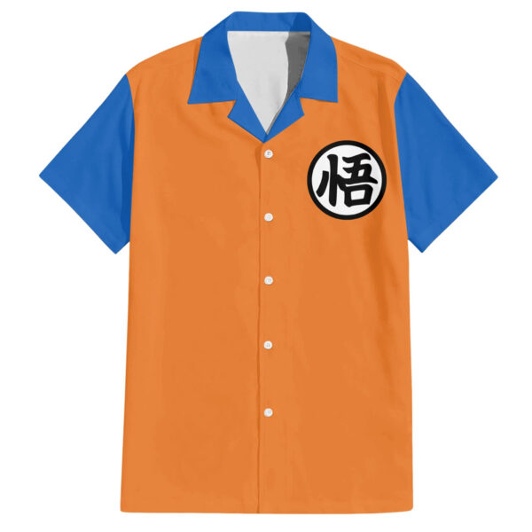 Chemise hawaïenne symbole Kanji Goku Dragon Ball - Maison Otaku