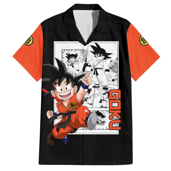 Chemise hawaïenne Goku enfant Dragon Ball - Maison Otaku