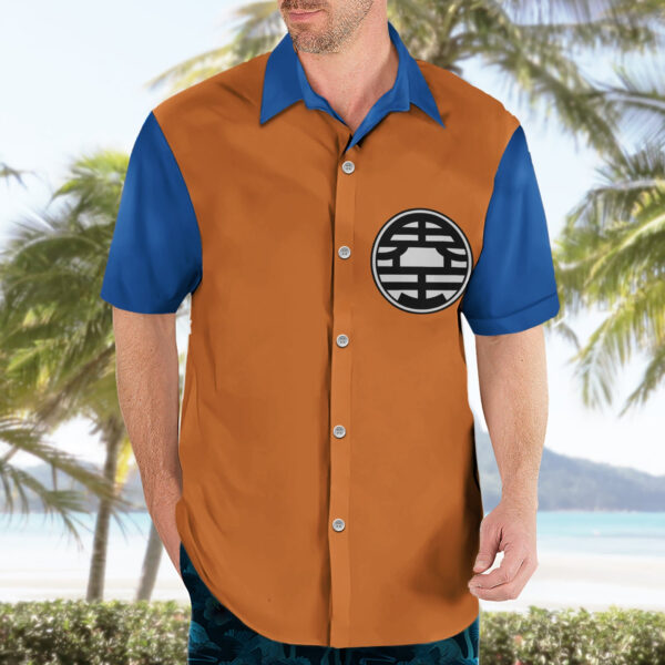Chemise hawaïenne Goku et Kaïo Dragon Ball - Maison Otaku – Image 3