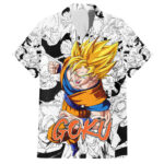 Chemise hawaïenne Goku Super Saiyan 2 Dragon Ball – Maison Otaku