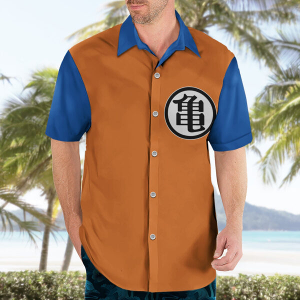 Chemise hawaïenne Goku et Tortue Géniale Dragon Ball - Maison Otaku – Image 3