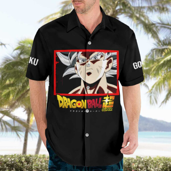 Chemise hawaïenne Goku Ultra Instinct Dragon Ball - Maison Otaku – Image 3