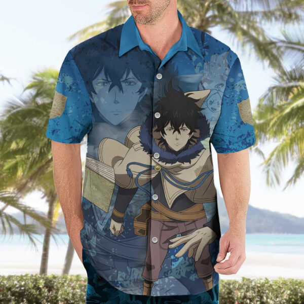 Chemise hawaïenne Yuno Golden Dawn Black Clover - Maison Otaku – Image 3