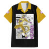 Chemise hawaïenne Freezer doré Dragon Ball - Maison Otaku