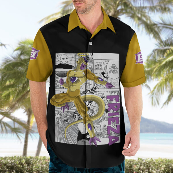 Chemise hawaïenne Freezer doré Dragon Ball - Maison Otaku – Image 3