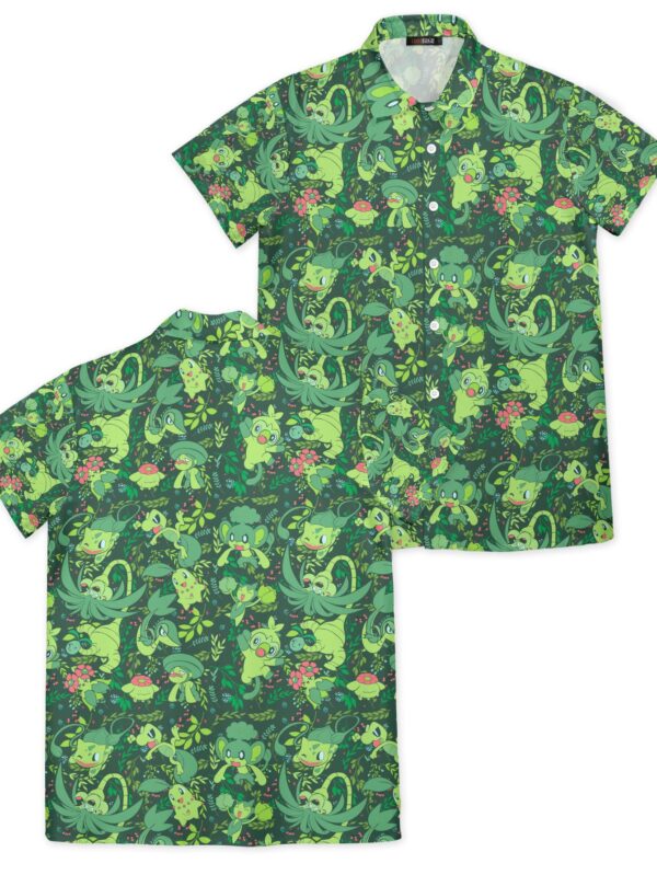 Chemise hawaïenne Aloha style Plante - Maison Otaku