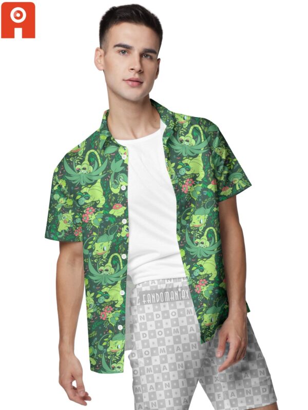 Chemise hawaïenne Aloha style Plante - Maison Otaku – Image 3